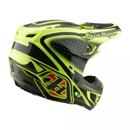 Troy Lee Designs Se Polycarbonate The Line Мотошлем Yellow Желтый