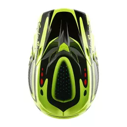 Troy Lee Designs Se Polycarbonate The Line Мотошлем Yellow Желтый
