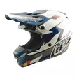 Troy Lee Designs Se Polycarbonate Roamer Мотошлем Blue Синий