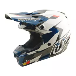 Troy Lee Designs Se Polycarbonate Roamer Мотошлем Blue Синий