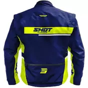 Shot CONTACT ASSAULT 2.0 Enduro Motorcycle мотокуртка Blue Yellow Fluorescent
