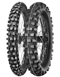 Мотошины зимние Mitas TERRA FORCE-EX HT (TT) Ice White 110/90 19 62M Черный