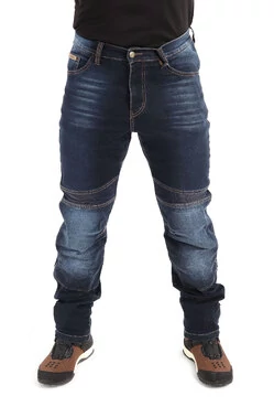 Mosu Boreas 2 Stunt Stretch синие с вытеркой мотоджинсы