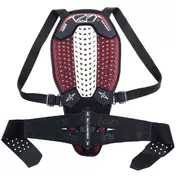 Alpinestars NUCLEON PLASMA BACKPROTECTOR Motorcycle Back Protector Black White Red