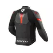 Rev'it Quantum 3 Leather мотокуртка Black Red Красный