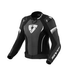 Rev'it Xena 4 Pro Leather мотокуртка Black White Белый (размер: 40)
