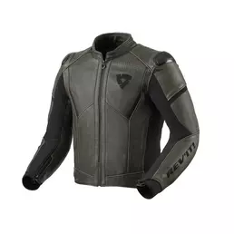 Rev'it Parallax Leather мотокуртка Black Olive Черный (размер: 48)