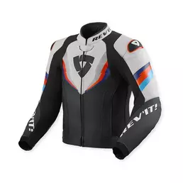 Rev'it Quantum 3 Leather мотокуртка Black Grey Серый (размер: 48)