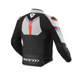 Rev'it Quantum 3 Leather мотокуртка Black Grey Серый