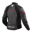 Rev'it Median Lady Leather мотокуртка Black Pink Розовый