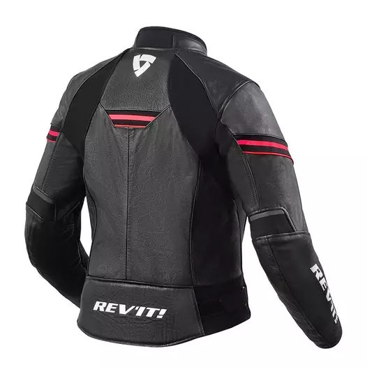 Rev'it Median Lady Leather мотокуртка Black Pink Розовый
