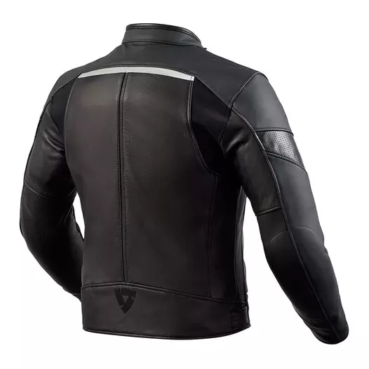 Rev'it Mile Leather мотокуртка Black Red Красный