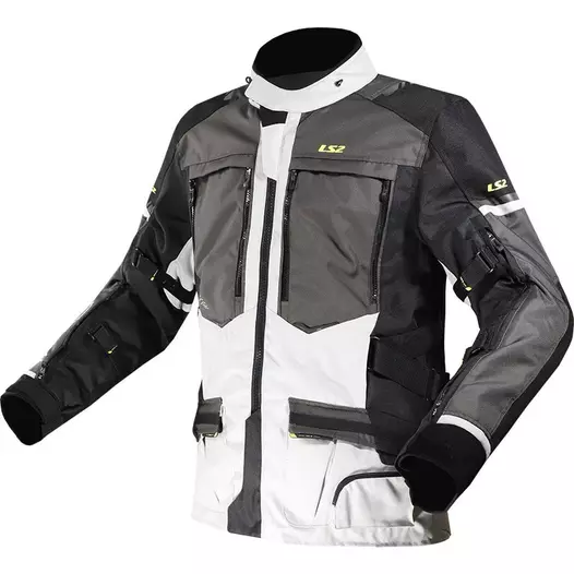 Ls2 Norway мотокуртка Black Grey Yellow Черный (размер: 3xl)