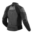 Rev'it Median Lady Leather мотокуртка Black Anthracite Черный
