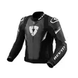 Rev'it Control Leather мотокуртка Black White Белый (размер: 46)