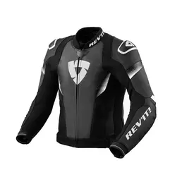 Rev'it Control Leather мотокуртка Black White Белый