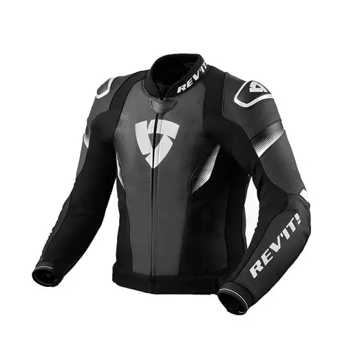 Rev'it Control Leather мотокуртка Black White Белый (размер: 46)