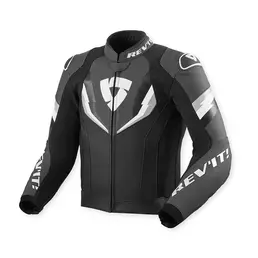Rev'it Quantum 3 Leather мотокуртка Black Anthracite Черный (размер: 46)