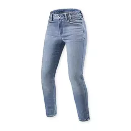 Rev'it Shelby 3 Skinny Short Lady Jeans Grey Синий
