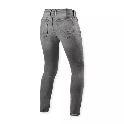 Rev'it Piston 3 Skinny Short Jeans Grey Серый