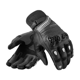Rev'it Positron мотоперчатки Black White Черный