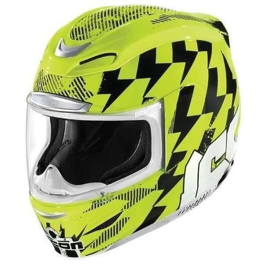 Icon Airmada Hi-viz Stack мотошлем
