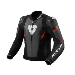 Rev'it Control Leather мотокуртка Black Red Красный