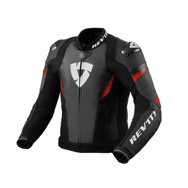 Rev'it Control Leather мотокуртка Black Red Красный