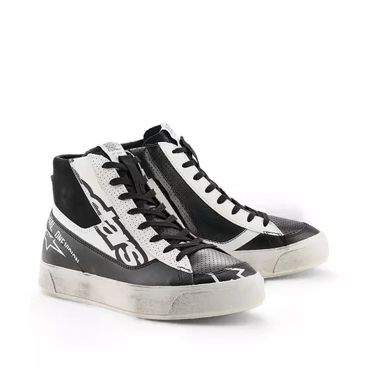 Alpinestars Stella Stated Flair мотоботы Black White Белый (размер: 10,5)