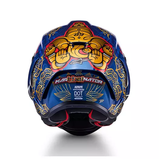 Alpinestars Supertech R10 Marthainator Мотошлем Синий
