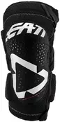 Moto Cross Enduro Knee Pads Leatt 3DF 5.0 Zip White Black