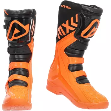 Acerbis X-TEAM Motocross Enduro мотоботинки Orange Black