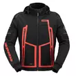 Spidi худи Warrior H2out мотокуртка Black Red Красный (размер: s)