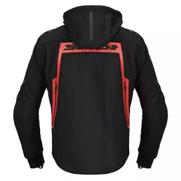 Spidi худи Warrior H2out мотокуртка Black Red Красный