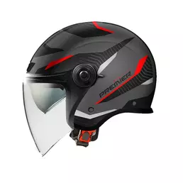 Premier City Fly Evo Fa 17 Bm Мотошлем Red Matt Красный