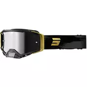 Moto Cross Enduro Mask Shot CORE WEAL Gold Black Matt