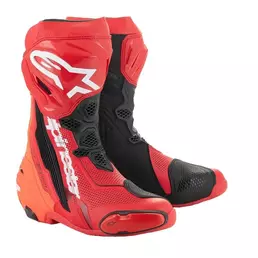 Alpinestars Supertech R Vented мотоботинки Red Fluo Красный