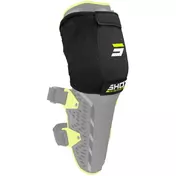 SHOT UNPEAK Knee Pads Cover Black Fluorescent Yellow