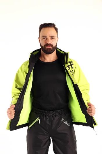 Starks Dry Rain 219 мотодождевик куртка желтая