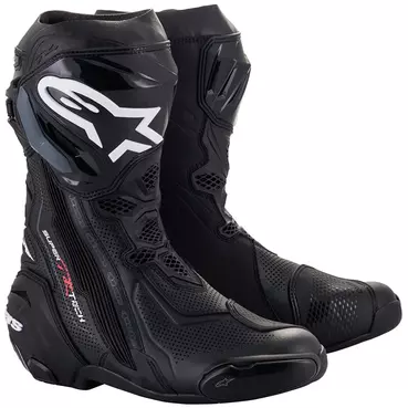 Alpinestars Supertech R Vented мотоботинки Black Черный