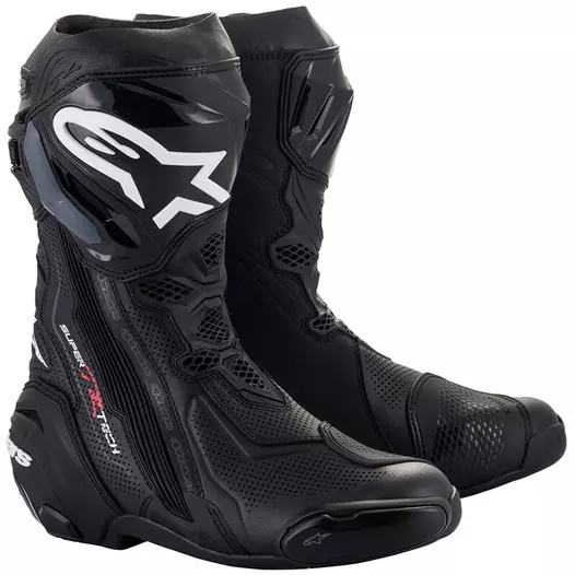 Alpinestars Supertech R Vented мотоботинки Black Черный (размер: 43)
