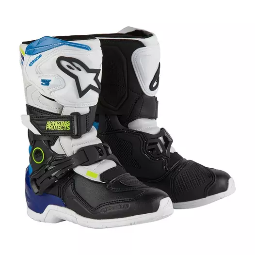 Alpinestars Tech 3s Kids мотоботинки Enamel Blue Синий (размер: 10)
