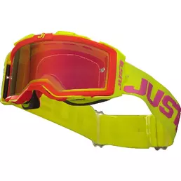 маска Moto Cross Enduro Just1 NERVE Absolute Yellow Fluo Blue Orange Red Mirror Lens