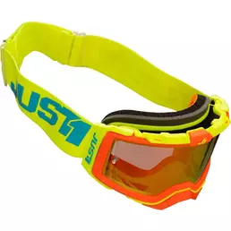 маска Moto Cross Enduro Just1 NERVE Absolute Yellow Fluo Blue Orange Red Mirror Lens
