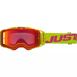 маска Moto Cross Enduro Just1 NERVE Absolute Yellow Fluo Blue Orange Red Mirror Lens