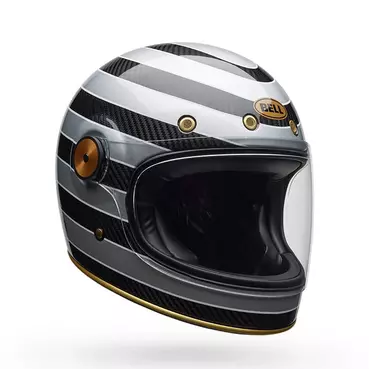 Bell Bullitt Gt Carbon Roland Sand Temple Мотошлем Silver Белый