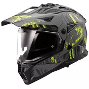 Ls2 Mx702 Pioneer 2 Crazy Мотошлем Yellow Желтый