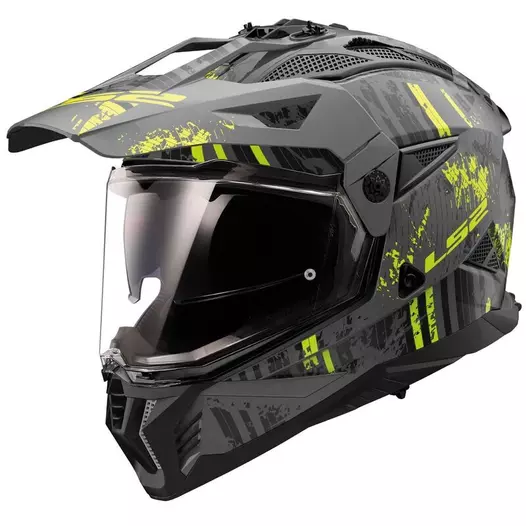 Ls2 Mx702 Pioneer 2 Crazy Мотошлем Yellow Желтый (размер: xs)