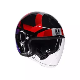 Agv Eteres E2206 Camogli Мотошлем Red Purple Красный