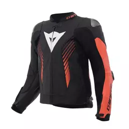 Dainese Super Speed 5 мотокуртка Red Fluo White Красный